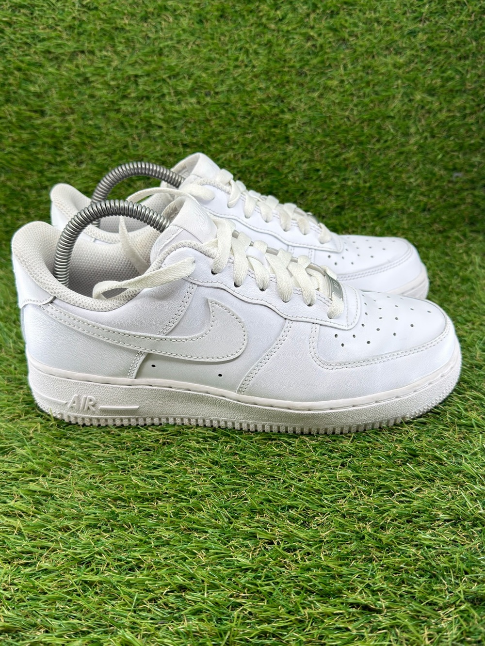 NIKE WOMENS AIR FORCE 1 White on White 315115-112 Size 8 Streetwear